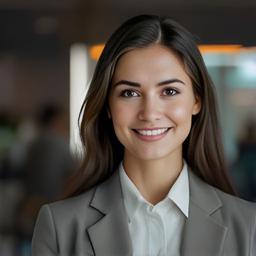 HR manager σε σύγχρονο γραφείο με φιλικό χαμόγελο και επαγγελματική παρουσία